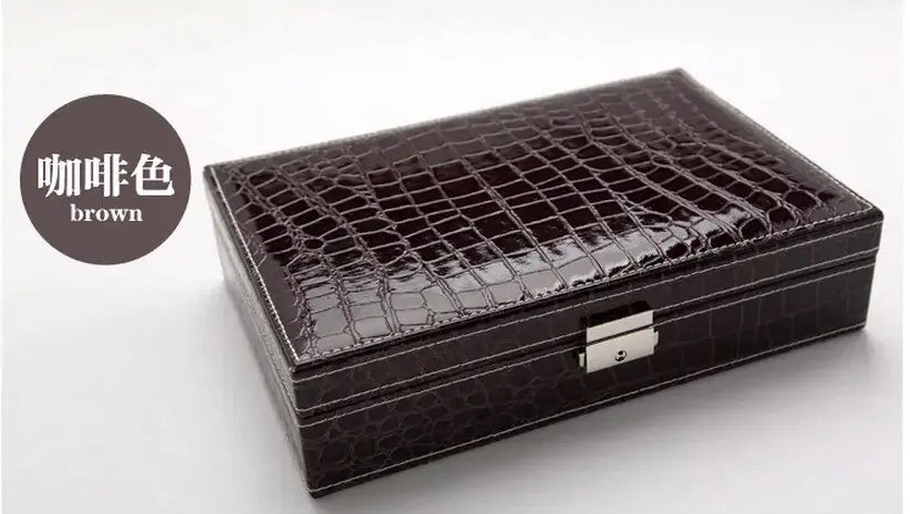 Cosmetic Leather Jewelry Box - Image #12