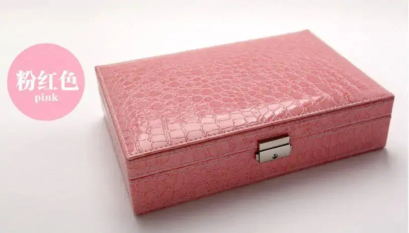 Cosmetic Leather Jewelry Box - Image #8