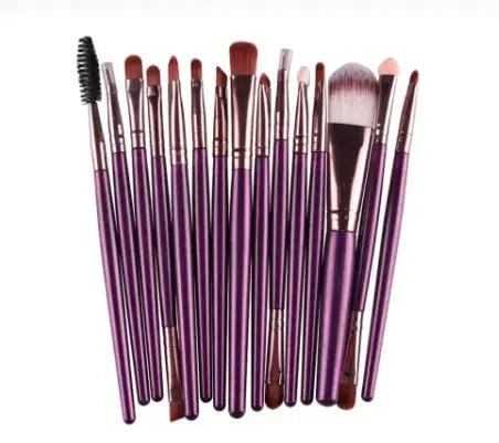 15 Pcs Cosmetic Makeup Brush - Image #5