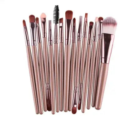 15 Pcs Cosmetic Makeup Brush - Image #3