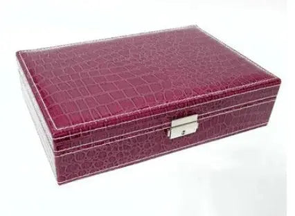 Cosmetic Leather Jewelry Box - Image #10