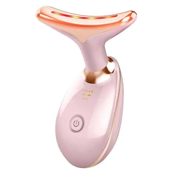 Beauty Facial Massager, 7 Color Wavy Acne Beauty Microcurrent Facial Device Skin Firming for Face Neck Beauty Device, - Image #1