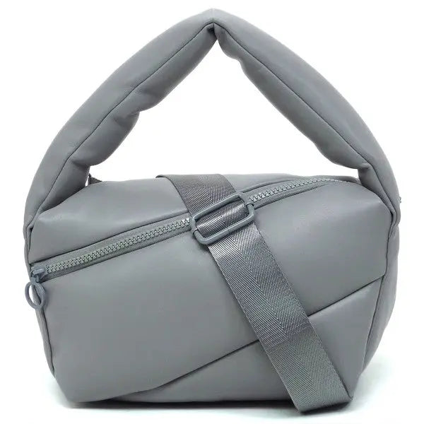 Fashion Puffy Tote Crossbody Bag - Image #8