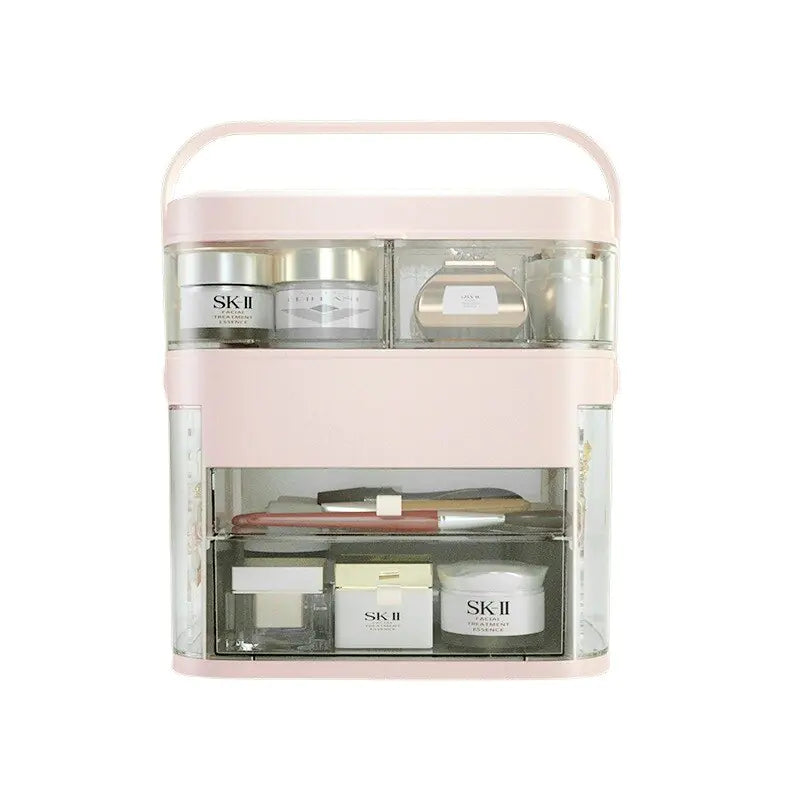 Led Mirror Cosmetic Organizer